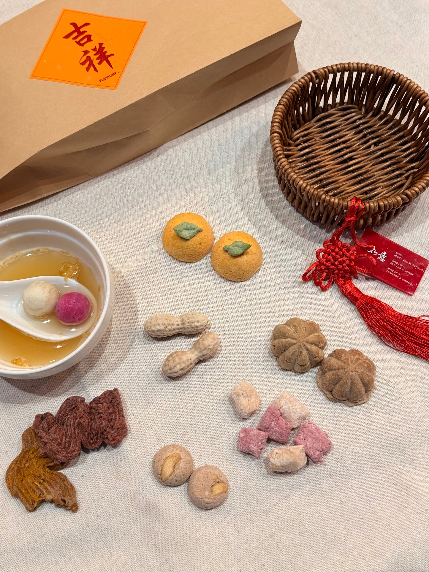 吉祥(Ji Xiang)如意(Ru Yi) WITHOUT BASKET